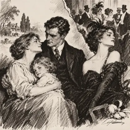 Keeping His First Wife Now - poem by - Henry Lawson
