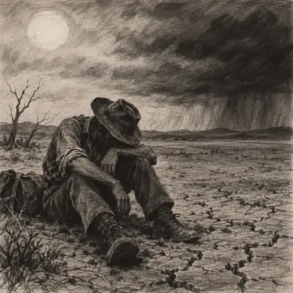 Knocked Up - poem by - Henry Lawson