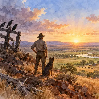 My Land and I - poem by - Henry Lawson