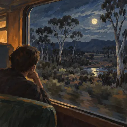 On the Night Train - poem by - Henry Lawson