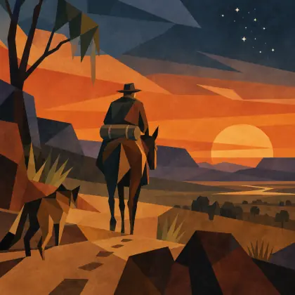 On the Wallaby - poem by - Henry Lawson