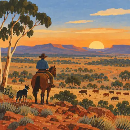Over the Ranges and Into the West - poem by - Henry Lawson