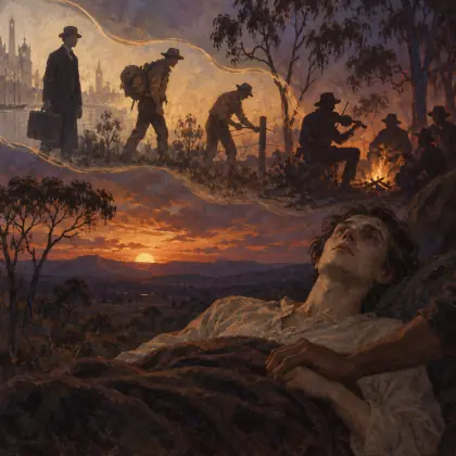 Possum a Lay of New Chumland - poem by - Henry Lawson