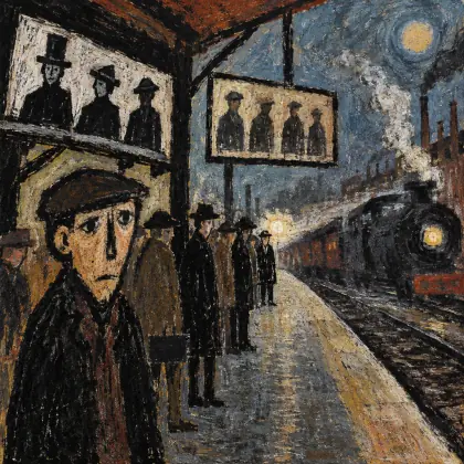 Second Class Wait Here - poem by - Henry Lawson