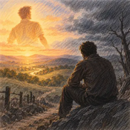 The Afterglow - poem by - Henry Lawson