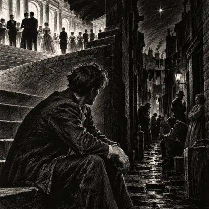 The Alleys - poem by - Henry Lawson