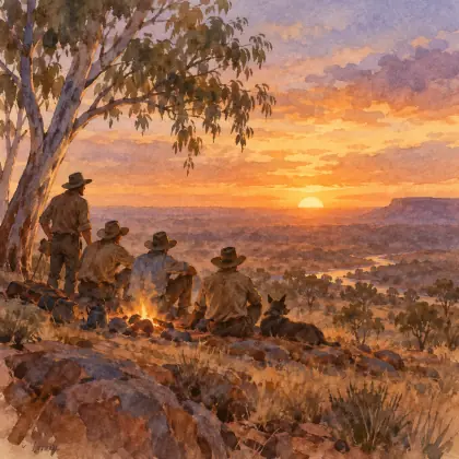 The Author’s Farewell to the Bushmen - poem by - Henry Lawson