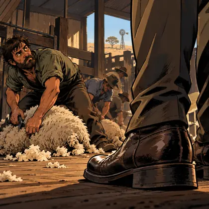 The Boss’s Boots - poem by - Henry Lawson
