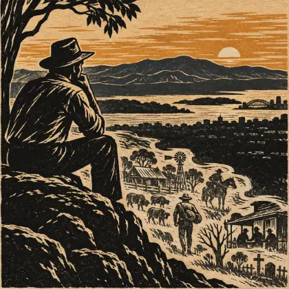 The Bush Beyond the Range - poem by - Henry Lawson