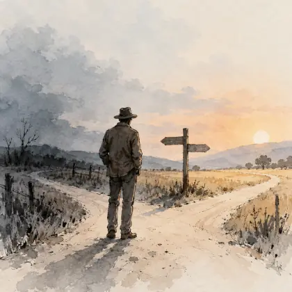 The Cross-roads - poem by - Henry Lawson