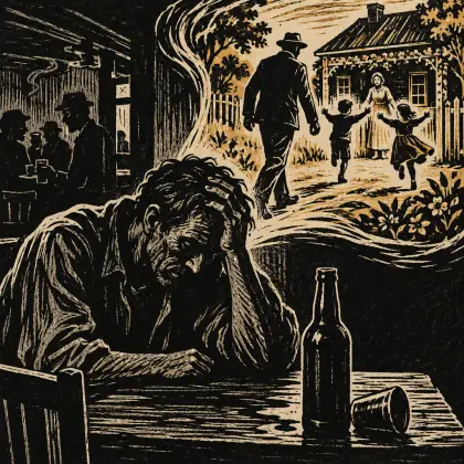 The Drunkard’s Vision - poem by - Henry Lawson