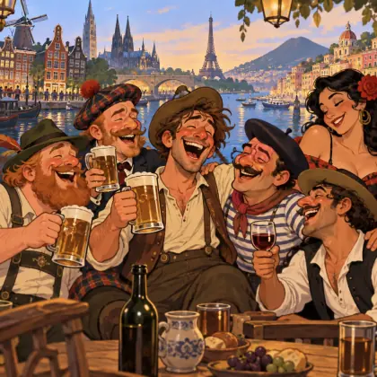 The Foreign Drunk - poem by - Henry Lawson