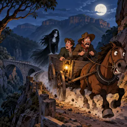 The Ghost at the Second Bridge - poem by - Henry Lawson