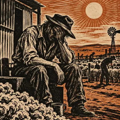 The Green-hand Rouseabout - poem by - Henry Lawson