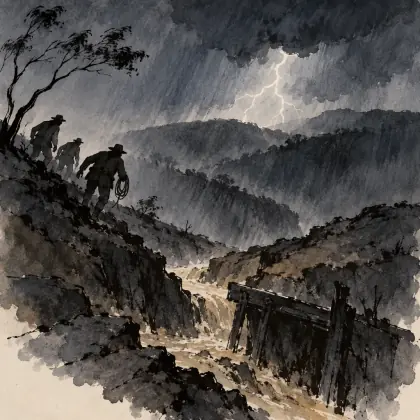 The Legend of Cooee Gully - poem by - Henry Lawson