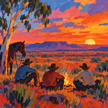 The Never-never Country - poem by - Henry Lawson