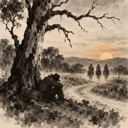 The Old Mile-tree - poem by - Henry Lawson