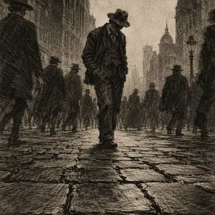 The Pavement Stones - poem by - Henry Lawson