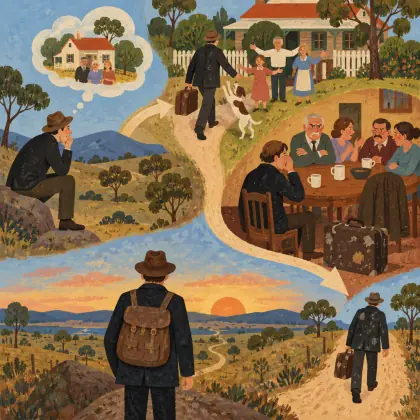 The Professional Wanderer - poem by - Henry Lawson