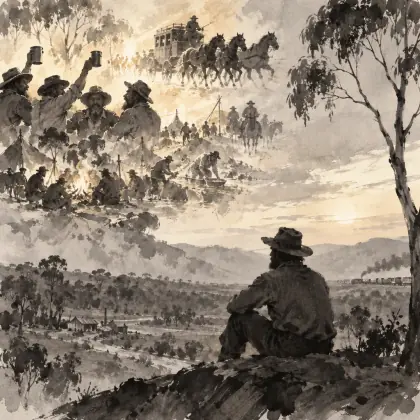 The Roaring Days - poem by - Henry Lawson