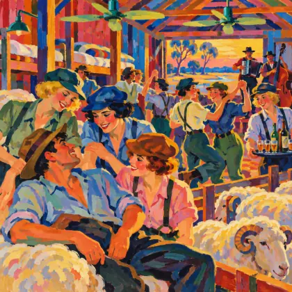 The Shearers Dream - poem by - Henry Lawson