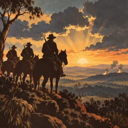 The Skyline Riders - poem by - Henry Lawson