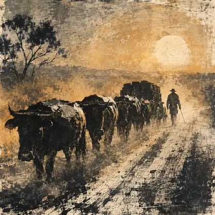 The Teams - poem by - Henry Lawson