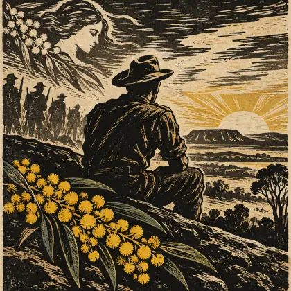 The Wattle - poem by - Henry Lawson