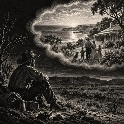 Till All the Bad Things Came Untrue - poem by - Henry Lawson