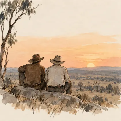 To an Old Mate - poem by - Henry Lawson