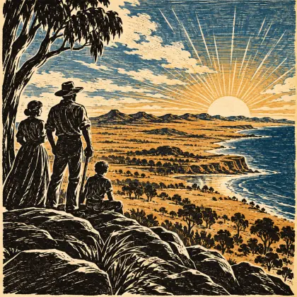 Wide Lies Australia - poem by - Henry Lawson