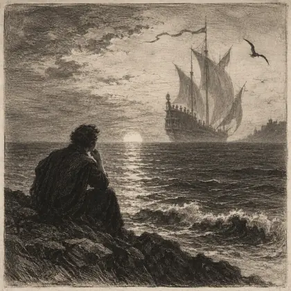 By the Seaside : the Secret of the Sea - poem by - Henry Wadsworth Longfellow