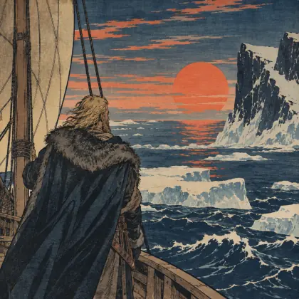 Discoverer of the North Cape. a Leaf from King Alfred's Orosius - poem by - Henry Wadsworth Longfellow