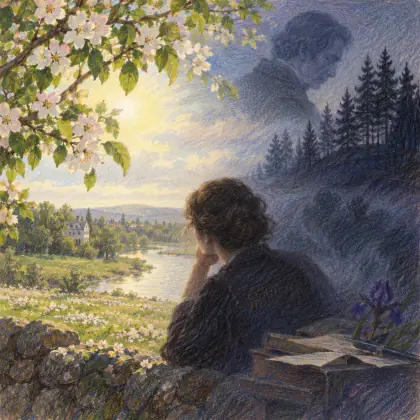 Flower-de-luce: Hawthorne - poem by - Henry Wadsworth Longfellow