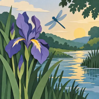 Flower-de-luce - poem by - Henry Wadsworth Longfellow