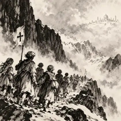 In the Harbour: the Children's Crusade - poem by - Henry Wadsworth Longfellow