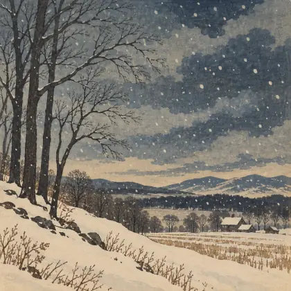Snow-flakes - poem by - Henry Wadsworth Longfellow