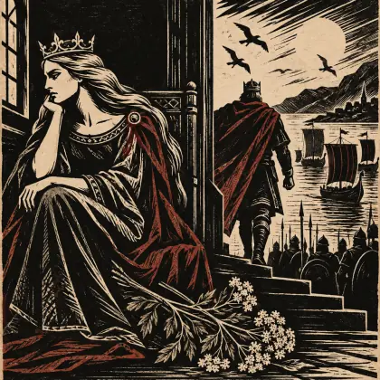 Tales of a Wayside Inn : Part 1. the Musician's Tale; the Saga of King Olaf Xvi. -- Queen Thuri and the Angelica Stalks - poem by - Henry Wadsworth Longfellow