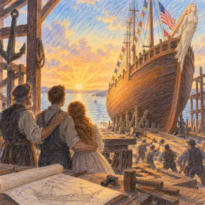 The Building of the Ship - poem by - Henry Wadsworth Longfellow