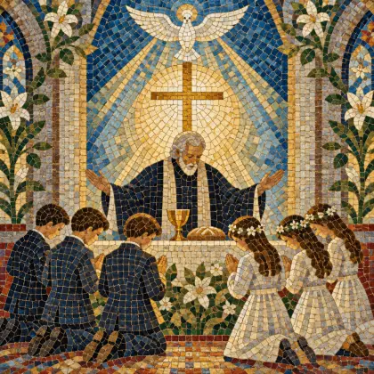 The Children of the Lord's Supper - poem by - Henry Wadsworth Longfellow