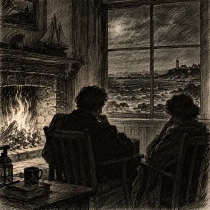 The Fire of Drift-wood - poem by - Henry Wadsworth Longfellow