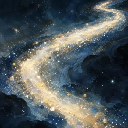 The Galaxy - poem by - Henry Wadsworth Longfellow