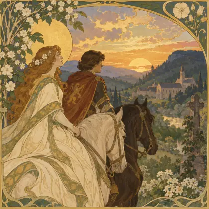 The Golden Legend: 4. the Road to Hirschau - poem by - Henry Wadsworth Longfellow