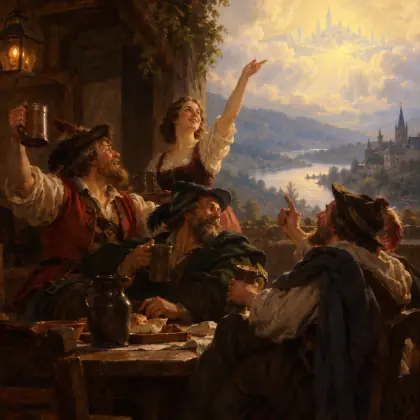 The Happiest Land - poem by - Henry Wadsworth Longfellow