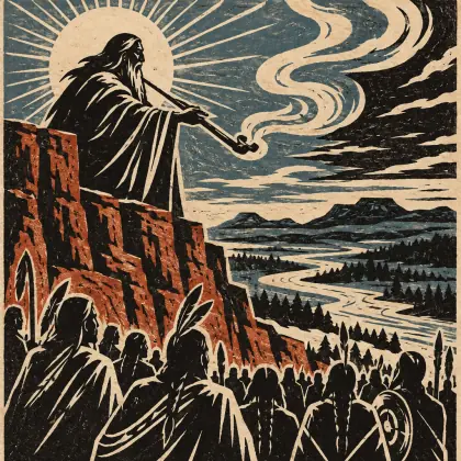 The Song of Hiawatha 1: the Peace-pipe - poem by - Henry Wadsworth Longfellow