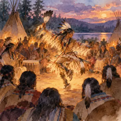 The Song of Hiawatha 11: Hiawatha's Wedding-feast - poem by - Henry Wadsworth Longfellow