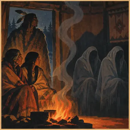 The Song of Hiawatha 19: the Ghosts - poem by - Henry Wadsworth Longfellow