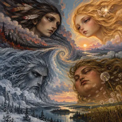 The Song of Hiawatha 2: the Four Winds - poem by - Henry Wadsworth Longfellow