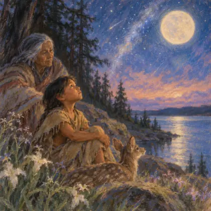 The Song of Hiawatha 3: Hiawatha's Childhood - poem by - Henry Wadsworth Longfellow