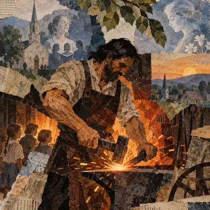 The Village Blacksmith - poem by - Henry Wadsworth Longfellow